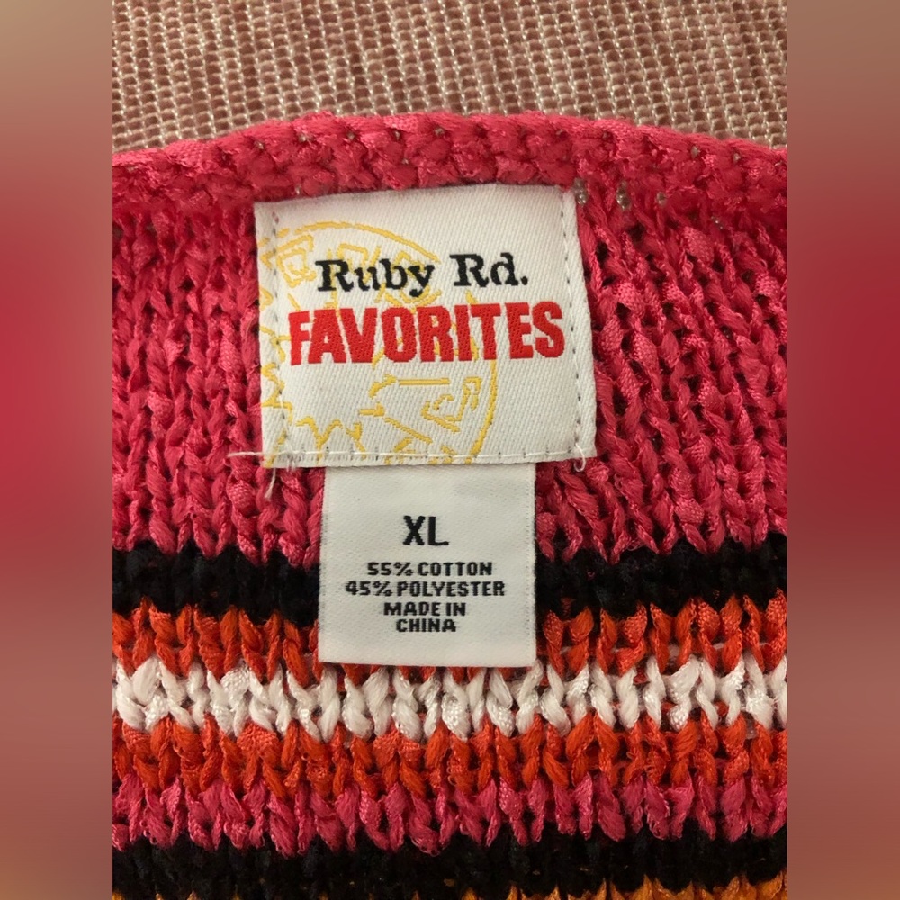 Women’s Ruby Rd Long Sleeve Sweater Size XL - Picture 7 of 7